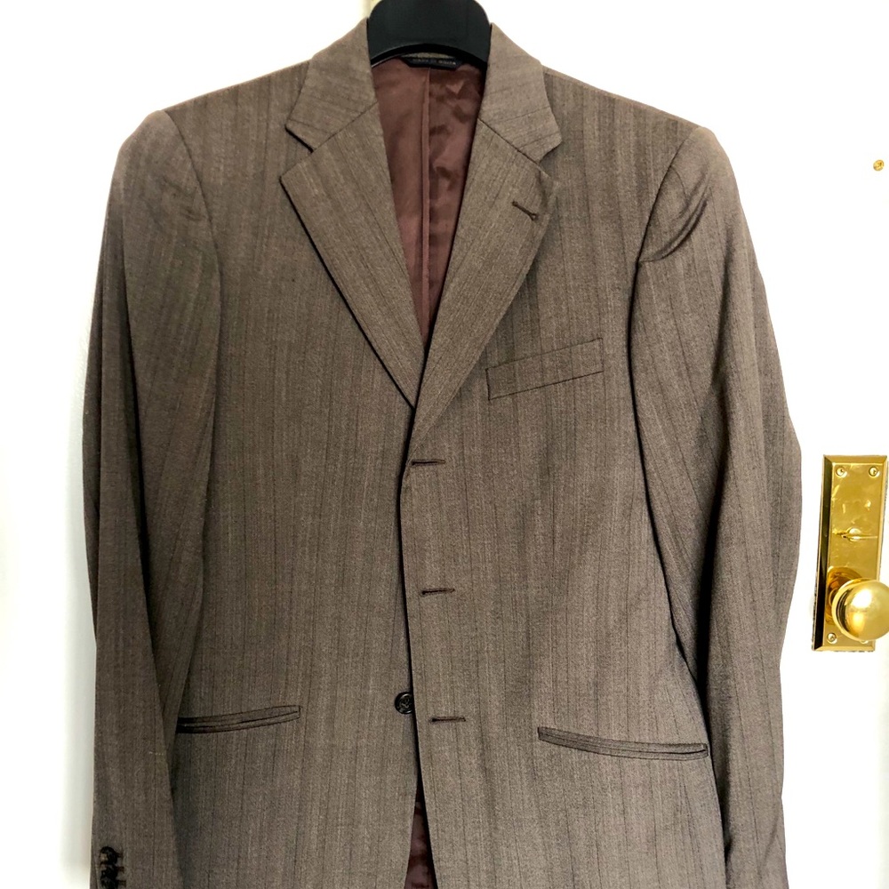 Wool sports coat patterned